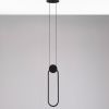 Černé kovové závěsné LED světlo Nova Luce Wiro 10 cm -fv-interier-25