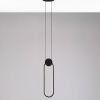 Černé kovové závěsné LED světlo Nova Luce Wiro 10 cm -fv-interier-25