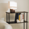 Hnědá dřevěná stolní lampa Zam -fv-interier-25