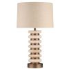 Béžová stolní lampa Richmond Blair 68 cm