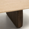 Béžový travertinový konferenční stolek Kave Home Pirita 147 x 65 cm s tmavou podnoží -fv-interier-25