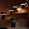 Černá plastová nabíjecí stolní LED lampa Oblong -fv-interier-25