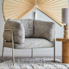 Béžovošedé čalouněné křeslo Bloomingville Karel -fv-interier-25