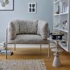 Béžovošedé čalouněné křeslo Bloomingville Karel -fv-interier-25