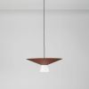 Hnědé závěsné LED světlo Nova Luce Baris 38 cm -fv-interier-25