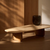 Béžový travertinový konferenční stolek Kave Home Pirita 147 x 65 cm -fv-interier-25