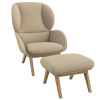 Béžové čalouněné lounge křeslo FLEXLUX ADRIA -fv-interier-25