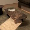 Hnědý mramorový konferenční stolek Kave Home Pirita 147 x 65 cm s tmavou podnoží -fv-interier-25