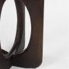 Hnědý dřevěný odkládací stolek Jani ø 40 cm -fv-interier-25