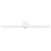 Bílé kovové nástěnné LED světlo Nova Luce Breggo 61 cm