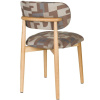 Hnědá čalouněná jídelní židle Housecraft Living Elle