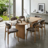 Hnědá čalouněná jídelní židle Housecraft Living Elle -fv-interier-25