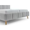 Šedá čalouněná dvoulůžková postel Meise Mobel Alva 180 x 200 cm -fv-interier-25