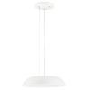 Bílé kovové závěsné LED světlo Nova Luce Felicia 45 cm