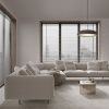 Hnědé kovové závěsné LED světlo Nova Luce Felicia 45 cm -fv-interier-25