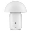 Bílá kovová nabíjecí stolní LED lampa Nova Luce Pois