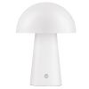 Bílá kovová nabíjecí stolní LED lampa Nova Luce Ande