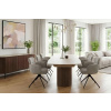 Ořechový rozkládací jídelní stůl Miotto Tracino 180/260 x 100 cm s dekorem travertinu -fv-interier-25