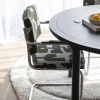 Zeleno-bílá čalouněná jídelní židle RIDGE DECO -fv-interier-25