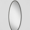 Černé závěsné zrcadlo s LED osvětlením Nova Luce Rilo 90 x 36 cm -fv-interier-25