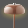 Hnědá kovová nabíjecí stolní LED lampa Margon 18 cm -fv-interier-25