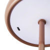 Hnědá kovová nabíjecí stolní LED lampa Margon 18 cm -fv-interier-25