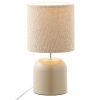 Béžová stolní lampa Corley 24 cm
