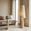 Bílá bouclé stojací lampa Bizzotto Radha 120 cm -fv-interier-25