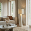 Bílá bouclé stojací lampa Bizzotto Radha 130 cm -fv-interier-25