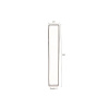 Černé závěsné zrcadlo DUTCHBONE Blackbeam 120 cm