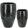 Set dvou kovových zahradních květináčů Bizzotto Nirad Ø32/45 cm