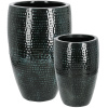 Set dvou kovových zahradních květináčů Bizzotto Nirad Ø32/45 cm