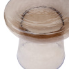 Hnědý skleněný odkládací stolek Loma ø 40 cm -fv-interier-25