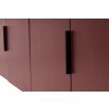 Červený dřevěný TV stolek Gunnar 200 x 44 cm -fv-interier-25