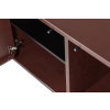 Červený dřevěný TV stolek Merel 198 x 39 cm -fv-interier-25