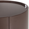 Hnědá lakovaná vinotéka ø 45 cm -fv-interier-25