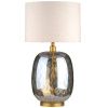 Skleněná stolní lampa Richmond Ember 71 cm