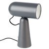Tmavě šedá stolní lampa WLL VESPER