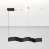 Černé kovové závěsné LED světlo Nova Luce Flusso 124 cm -fv-interier-25