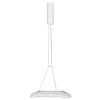 Bílé závěsné LED světlo Nova Luce Mantle 40 cm