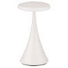 Bílá kovová nabíjecí stolní LED lampa Nova Luce Elbo