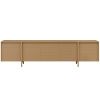 Dubový TV stolek somcasa Pacific 240 x 43 cm
