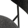 Tmavě šedá bouclé jídelní židle Unique Furniture Zama -fv-interier-25