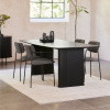 Tmavě šedá bouclé jídelní židle Unique Furniture Zama -fv-interier-25