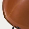 Koňakově hnědá koženková barová židle Kave Home Zahara 65 cm II. -fv-interier-25