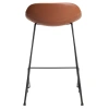 Koňakově hnědá koženková barová židle Kave Home Zahara 65 cm II.