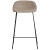 Hnědá látková barová židle Kave Home Zahara 65 cm II.