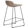 Hnědá látková barová židle Kave Home Zahara 65 cm II.