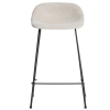 Béžová látková barová židle Kave Home Zahara 65 cm II.