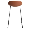 Koňakově hnědá koženková barová židle Kave Home Zahara 76 cm II.
